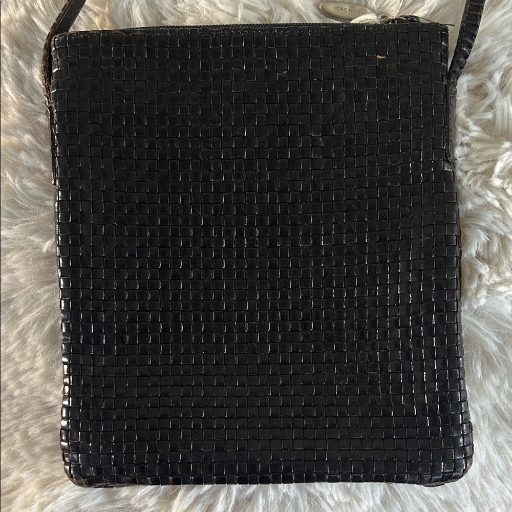 Cole Haan Black Woven Bag
